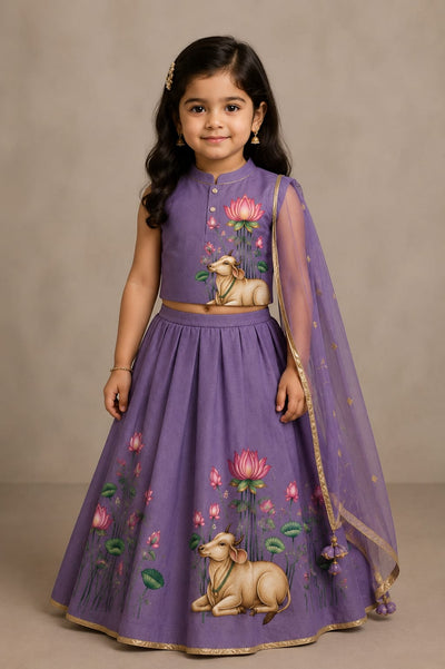 Pre Order : Padma Gauri Lehenga Set