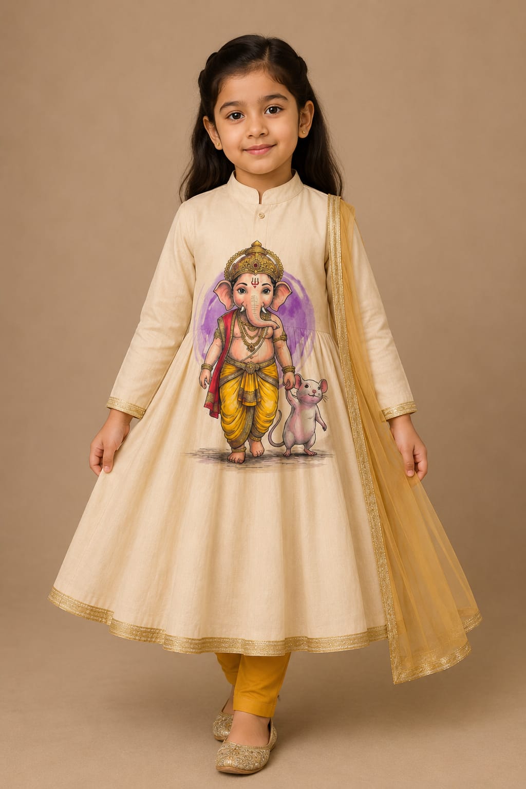Pre Order : Ganesha Rajkumari Anarkali Set