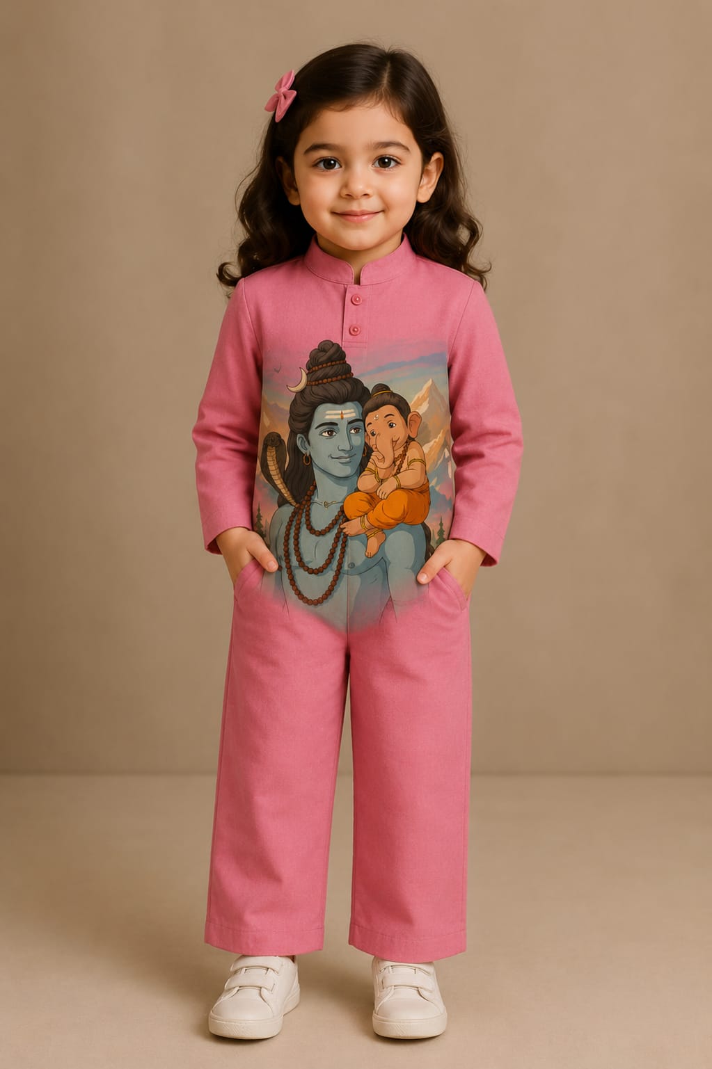 Pre Order: Shivansh Pink Jumpsuit