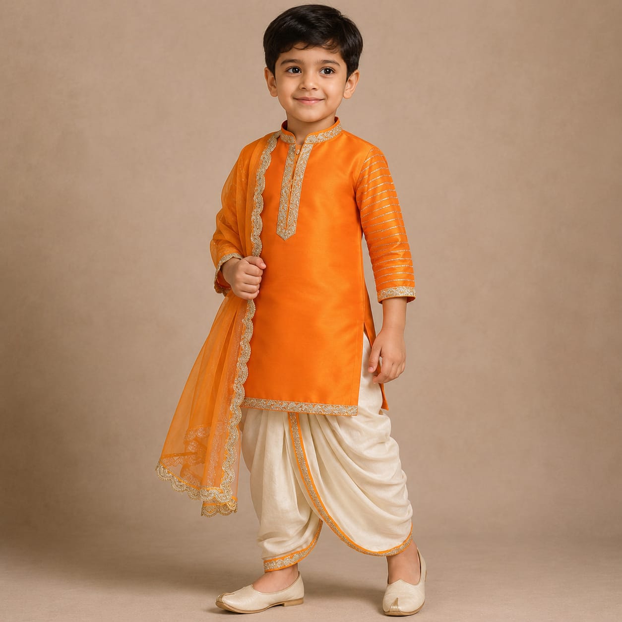 Pre Order: Kesariya Noor Kurta Set