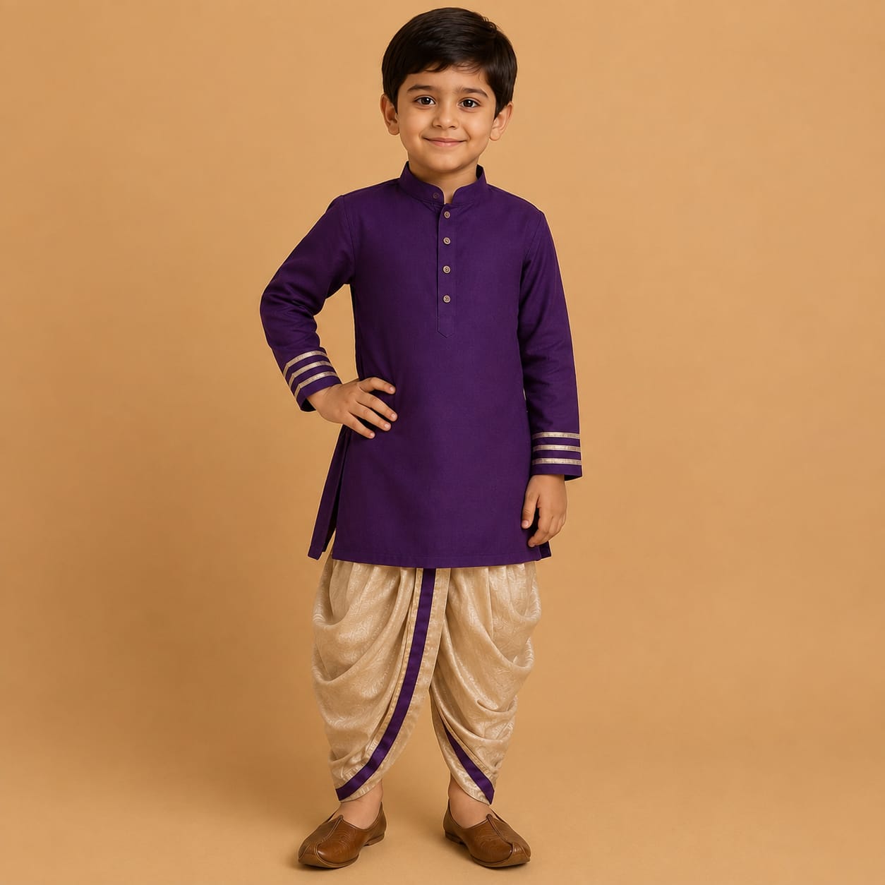 Pre Order: Baingani Badshah Kurta Set