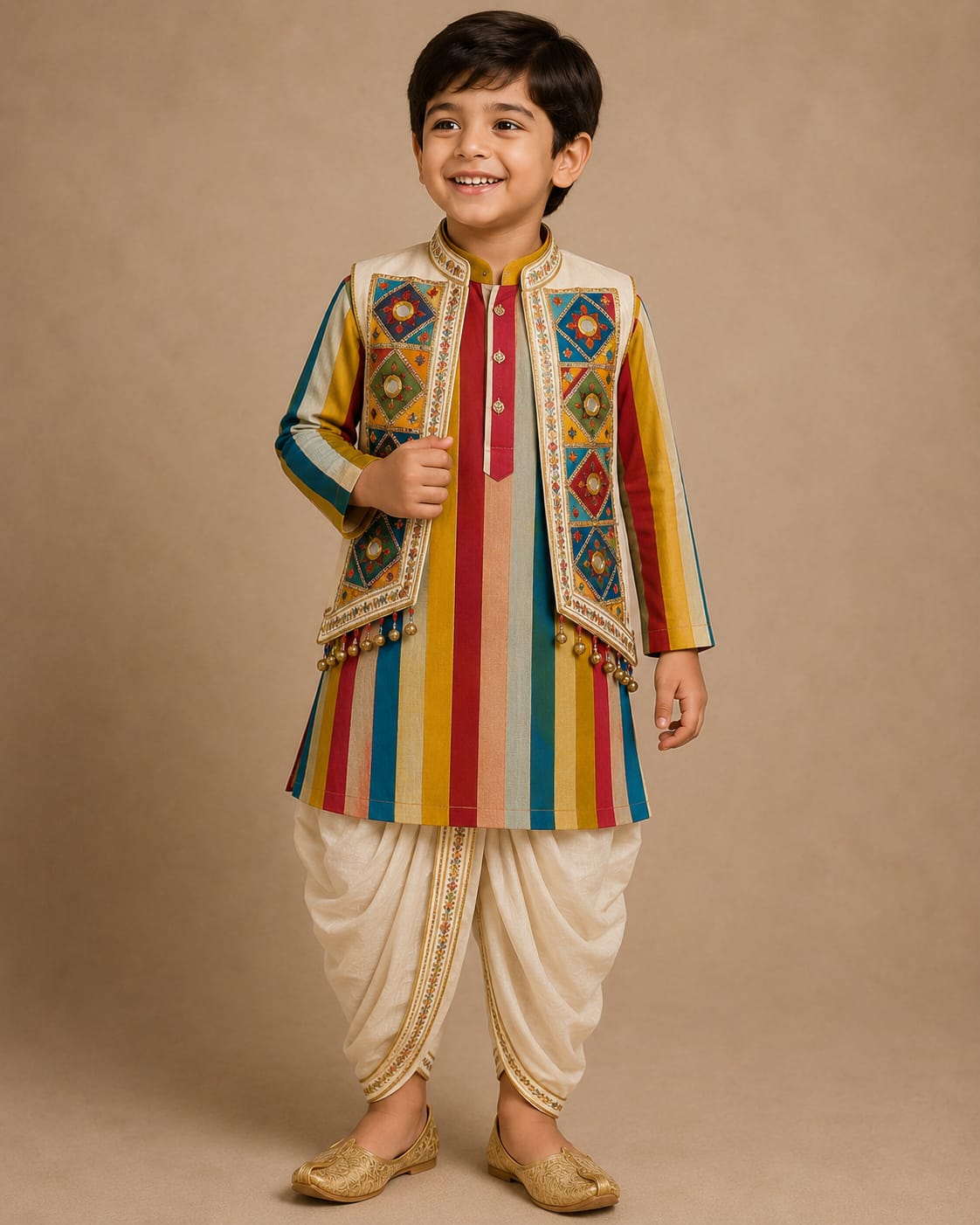 Pre Order: Panchrangi Rajkumar Kurta Set