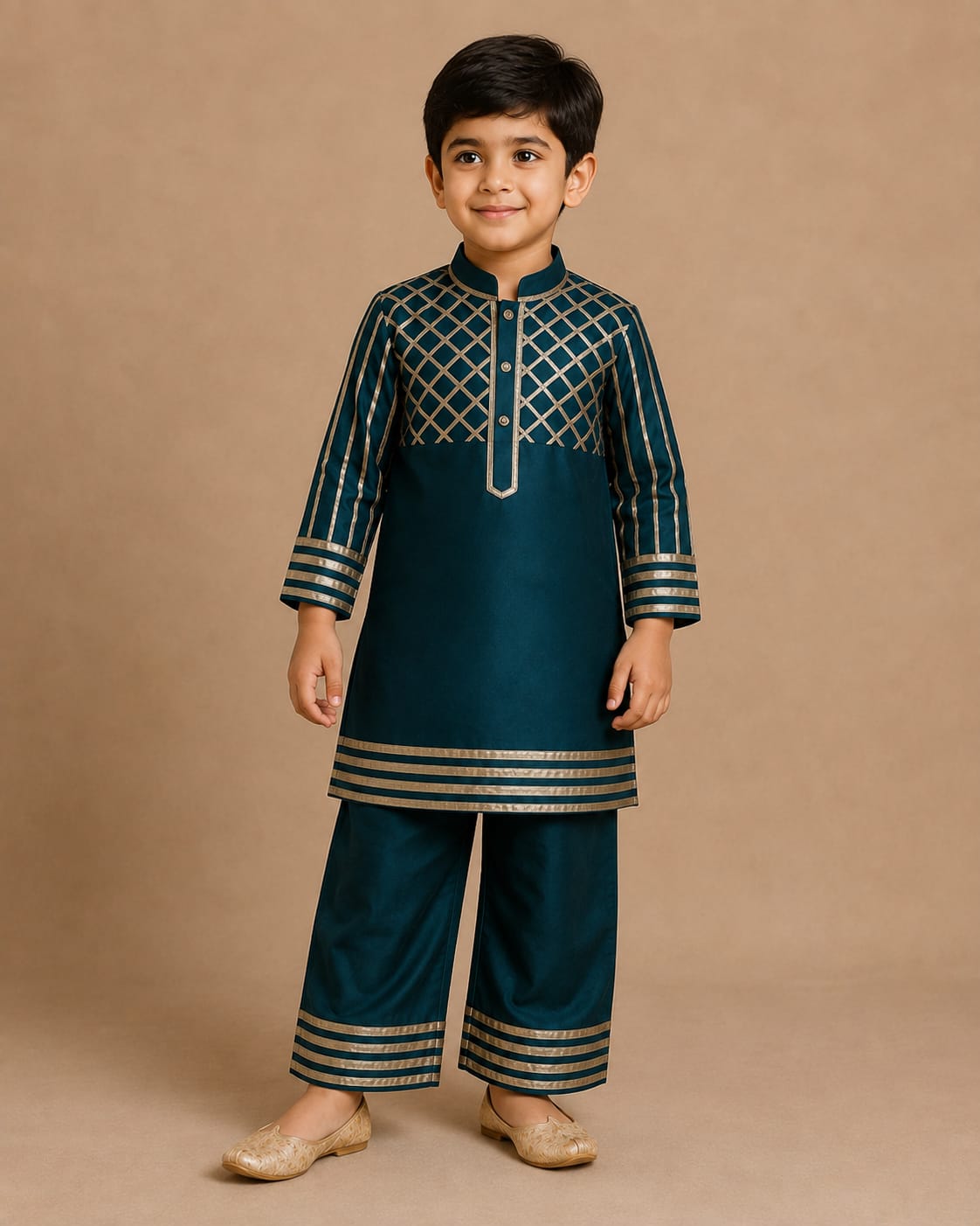 Pre Order: Riwaayat-e-Neel Kurta Set
