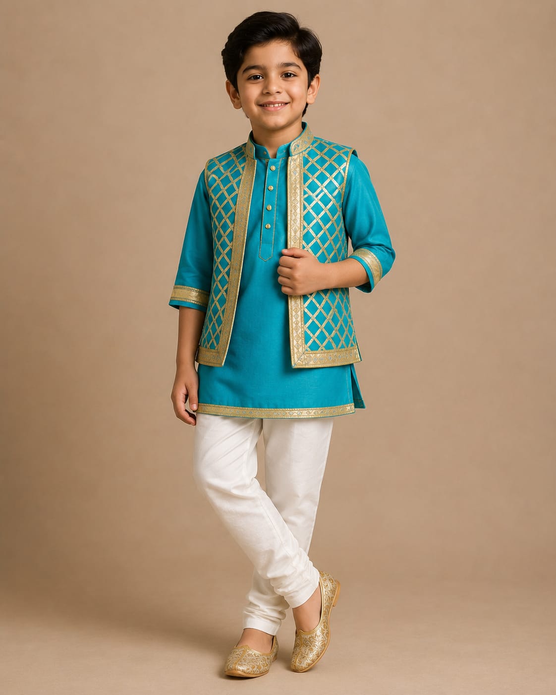 Pre Order: Firoza Raj Kurta Set