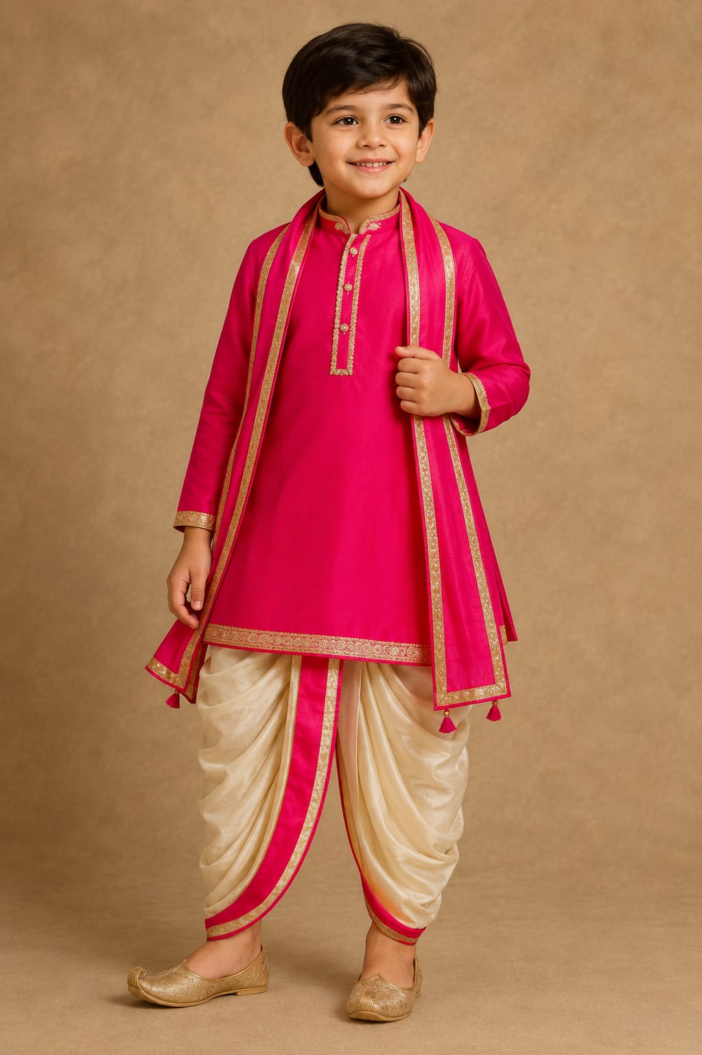 Pre Order: Gulabi Rajkumar Kurta Set