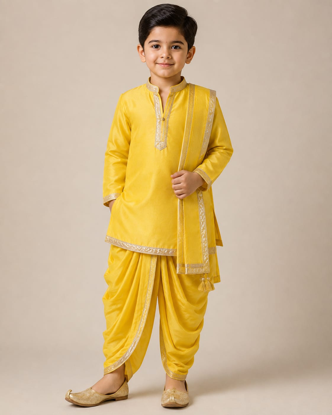 Pre Order: Peetambar Shahi Kurta Set