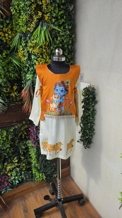 Pre Order: Kanha Kunj Dhoti Kurta