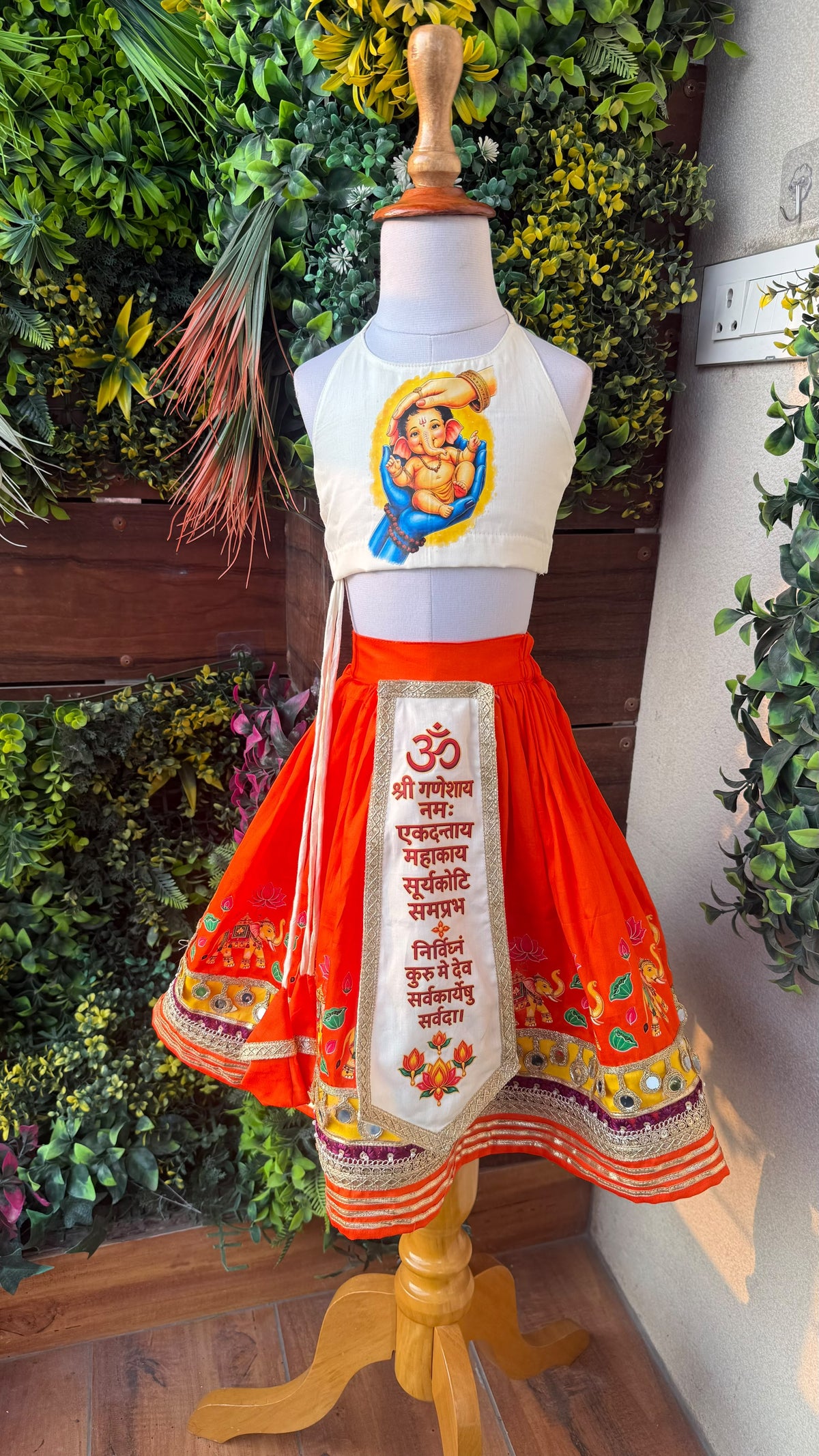 Pre Order: Shree Ganeshika Lehenga