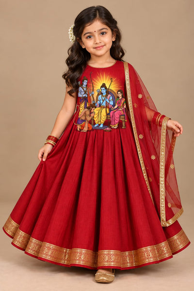 Pre Order: Raghavya Red Gown