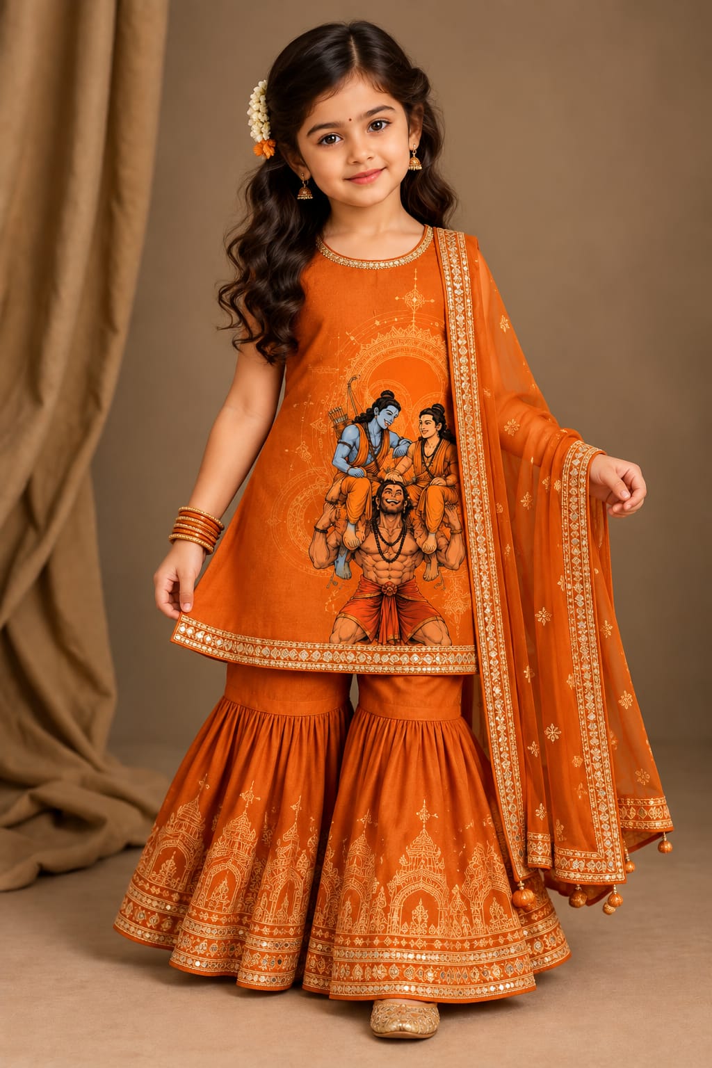 Pre Order: Ayodhya Aabha Sharara Set