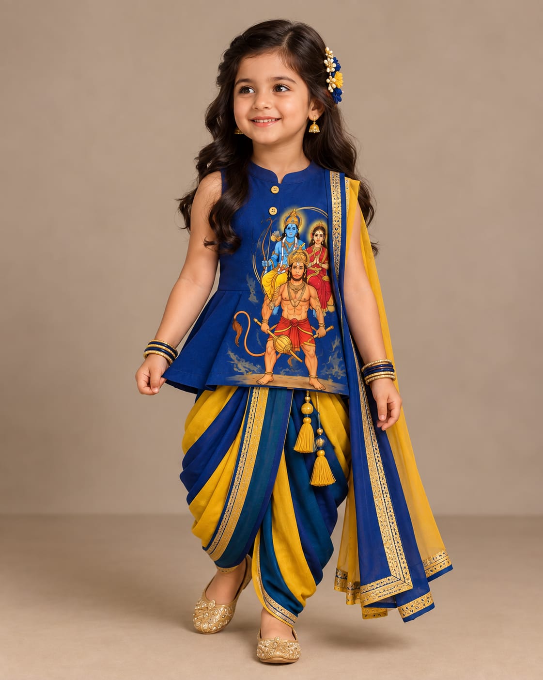 Pre Order: Neel Raghavi Dhoti Set