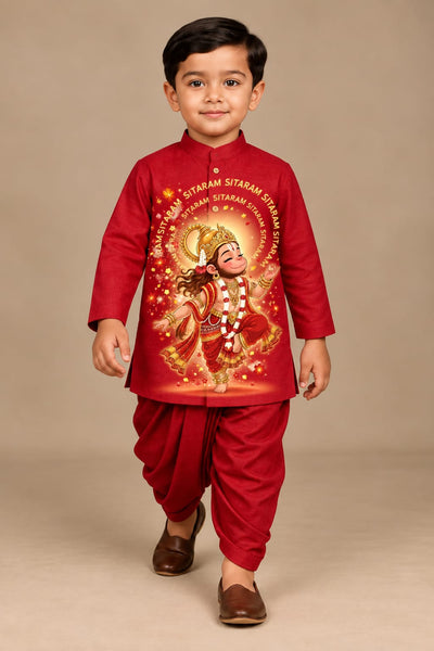 Pre Order : Bajrang Veer Kurta Set
