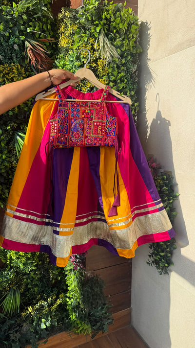 Pre Order : Meher Multicolour Lehenga