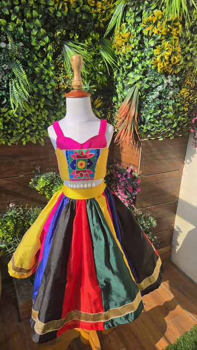 Pre Order : Rangrez Rainbow Lehenga
