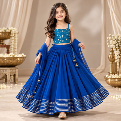 Pre Order: Sapphire Sitara Lehenga