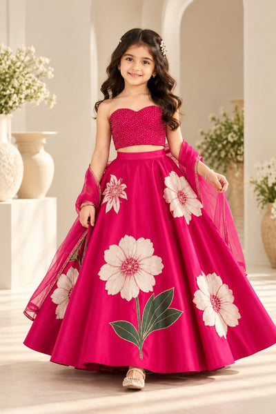 Pre Order: Gulabi Gulnaar Lehenga
