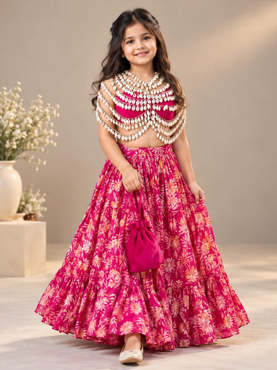 Pre Order: Gulabi Gulnaar Lehenga