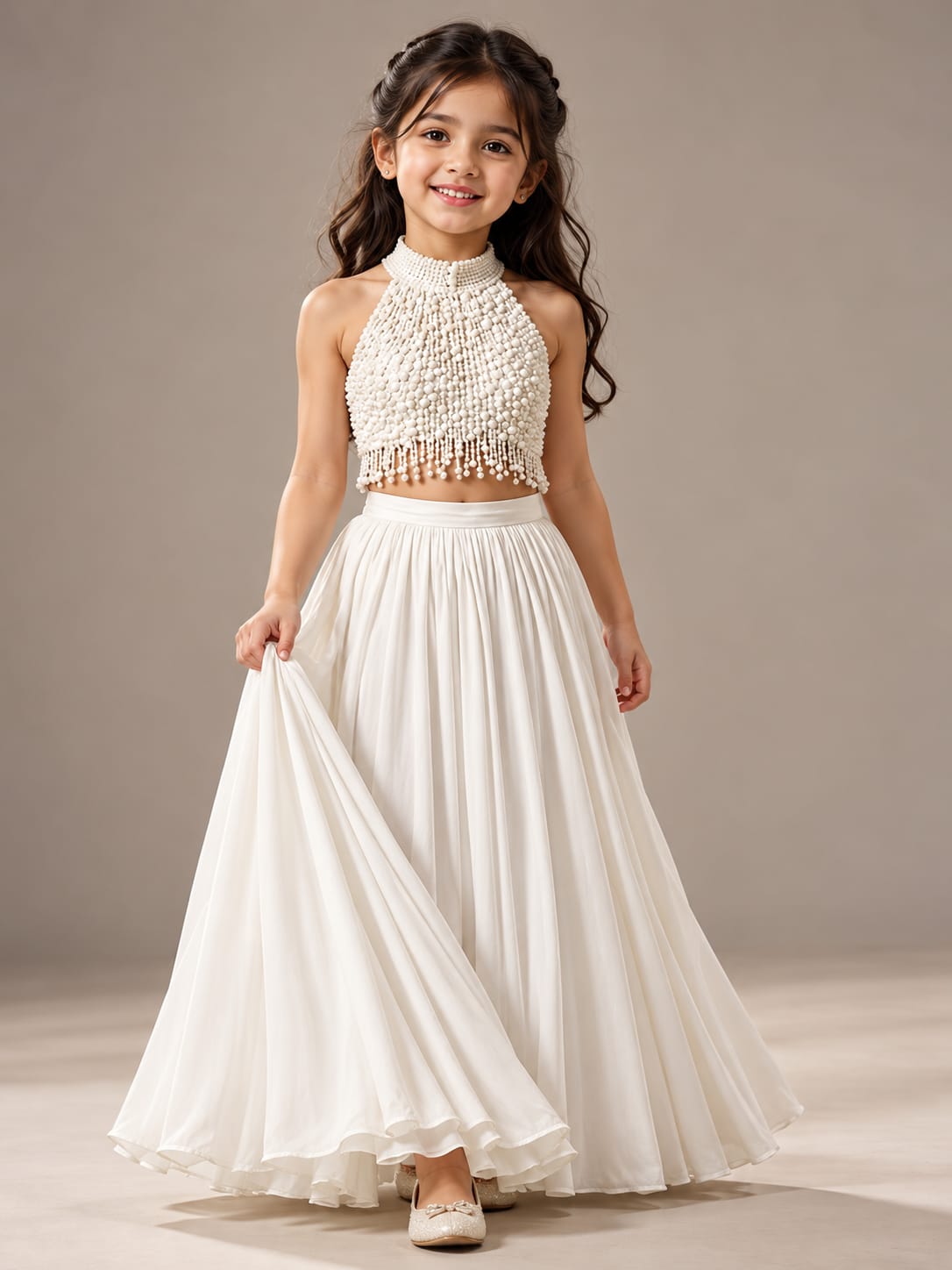 Pre Order: Pearl Princess Lehenga