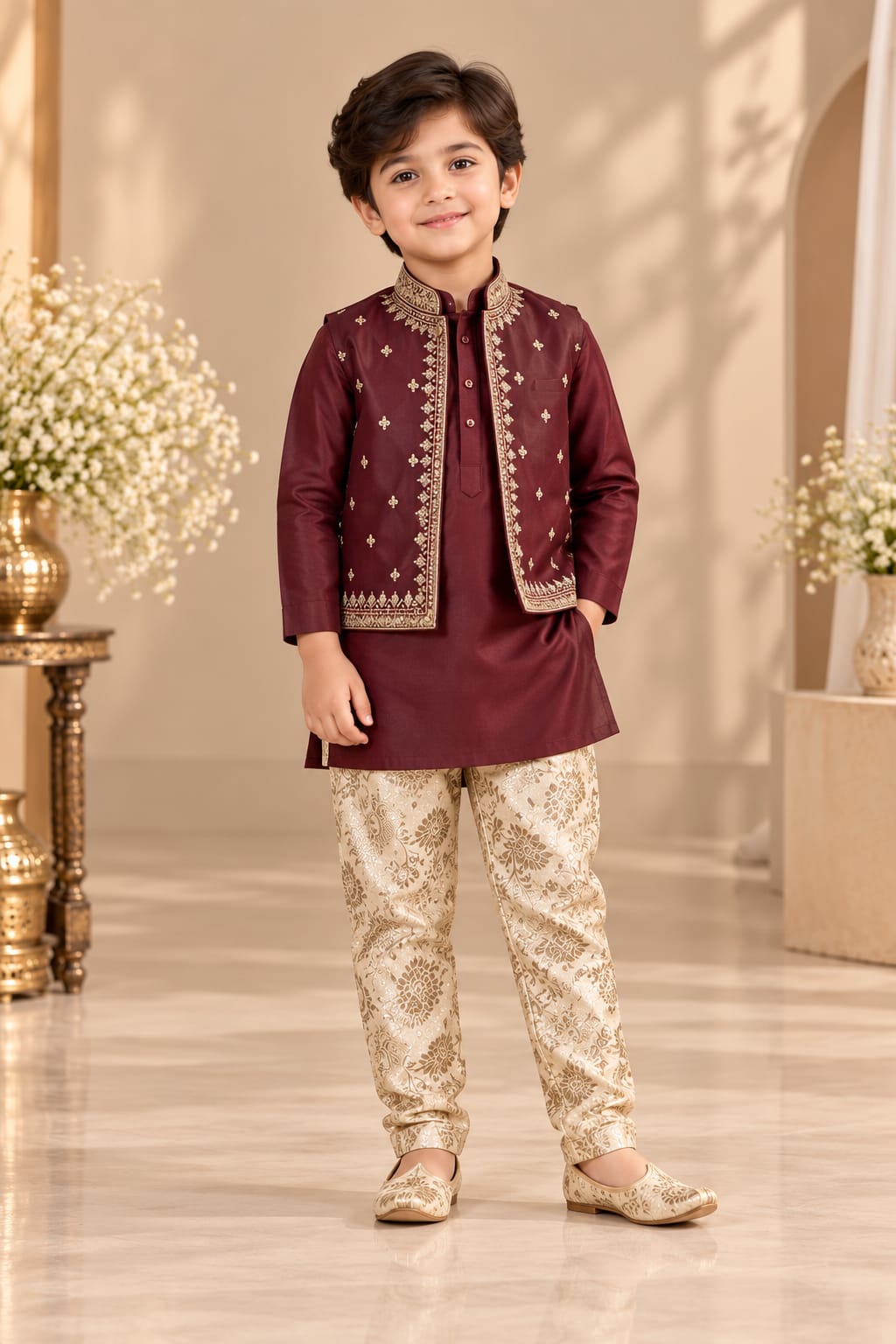 Pre Order: Nawabi Elegance Sherwani