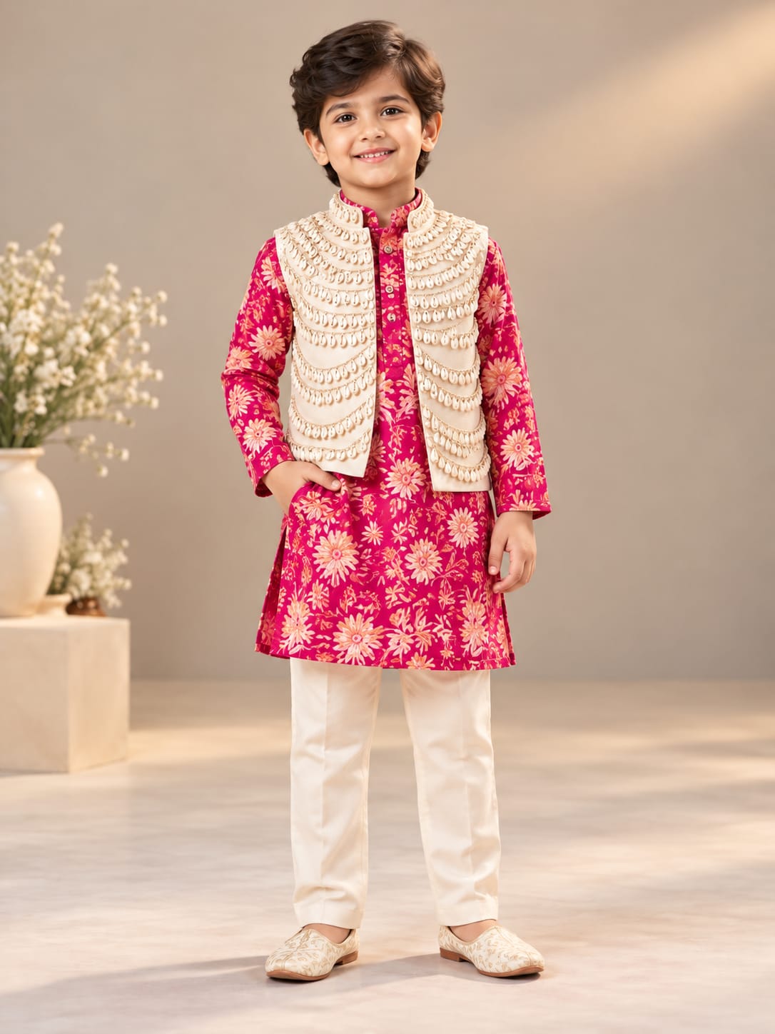 Pre Order: Gulabi Noor Royale Kurta Set