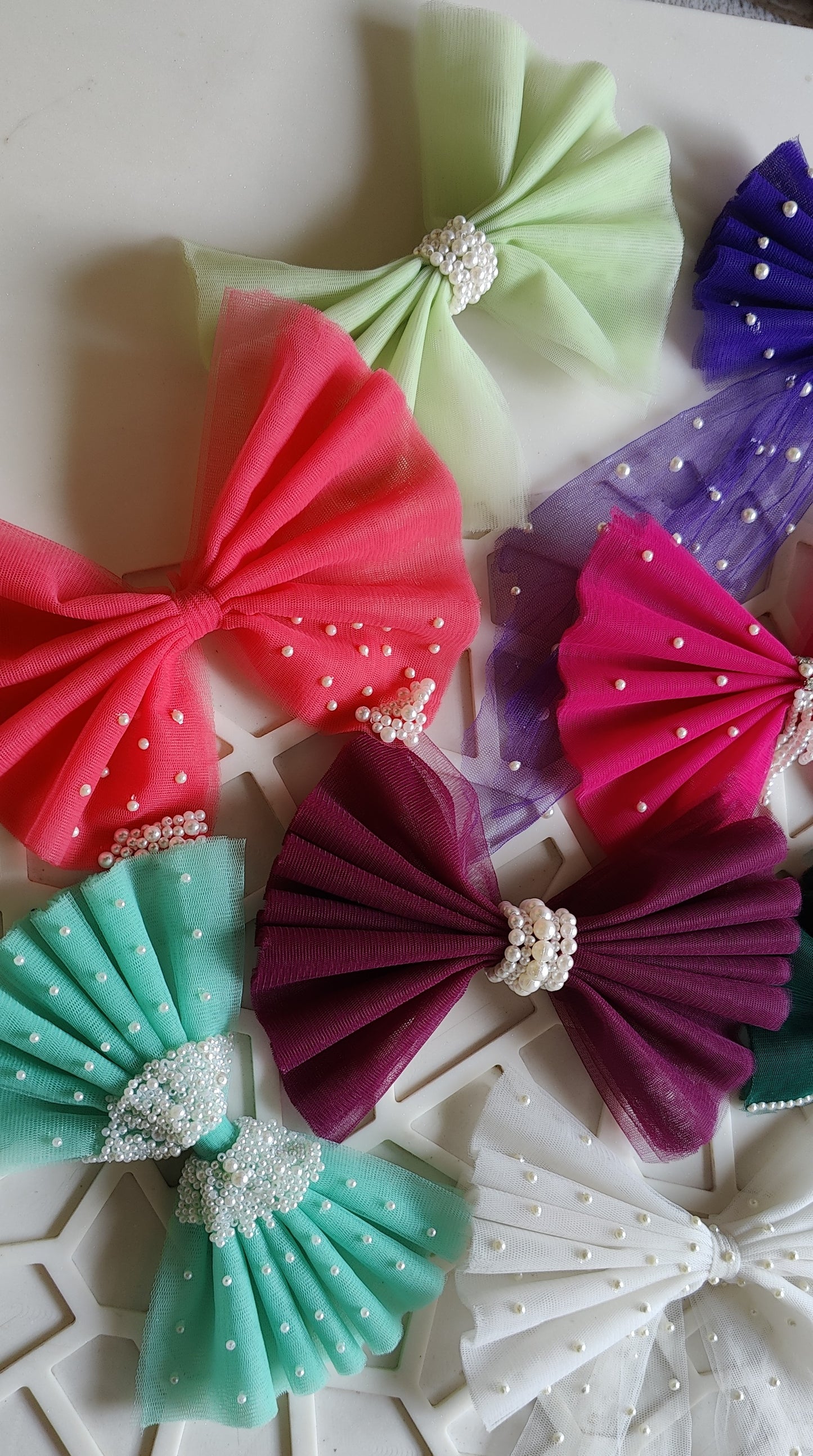 Net Bow Set of 9