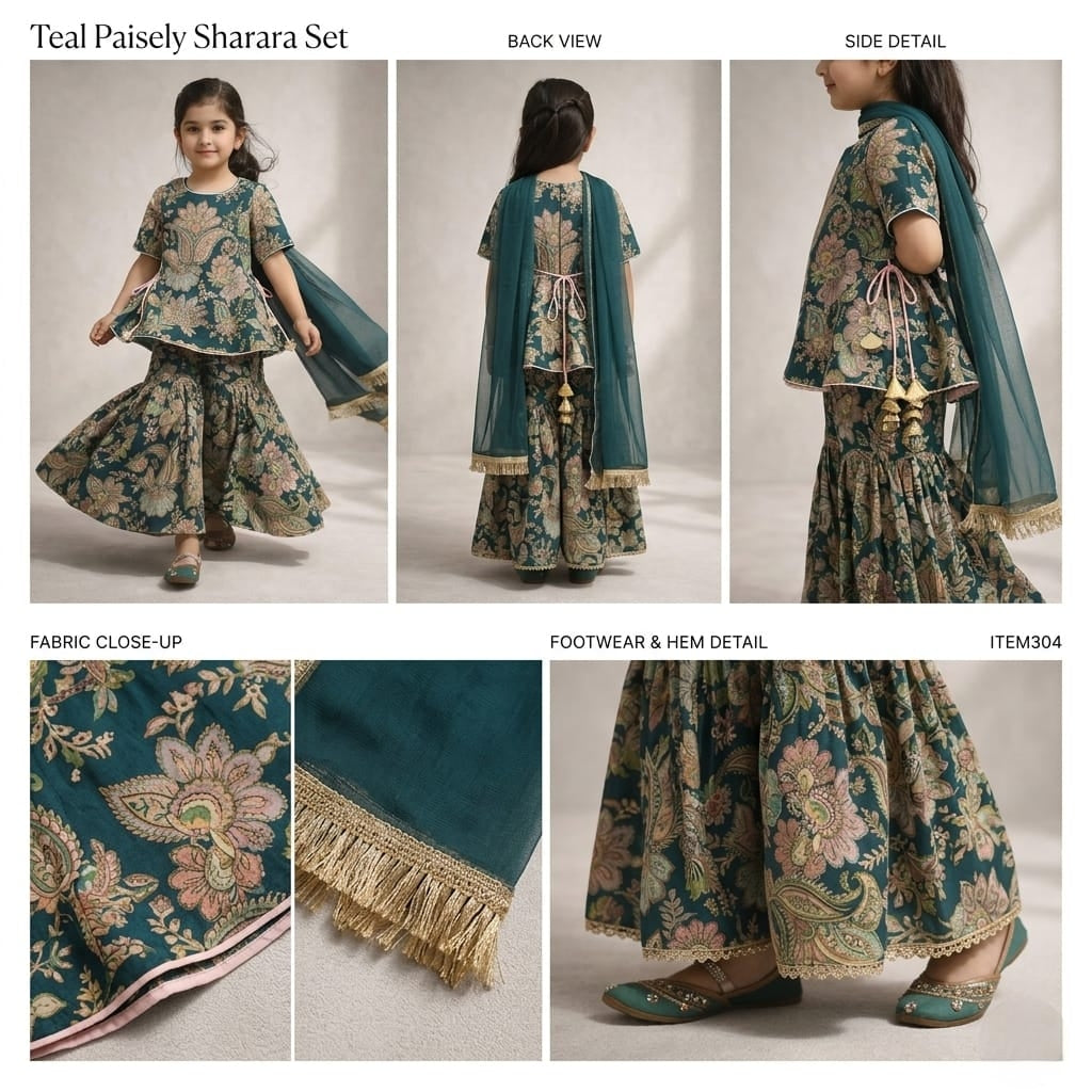 RTD Pre Order: Neel Panna Angrakha Set