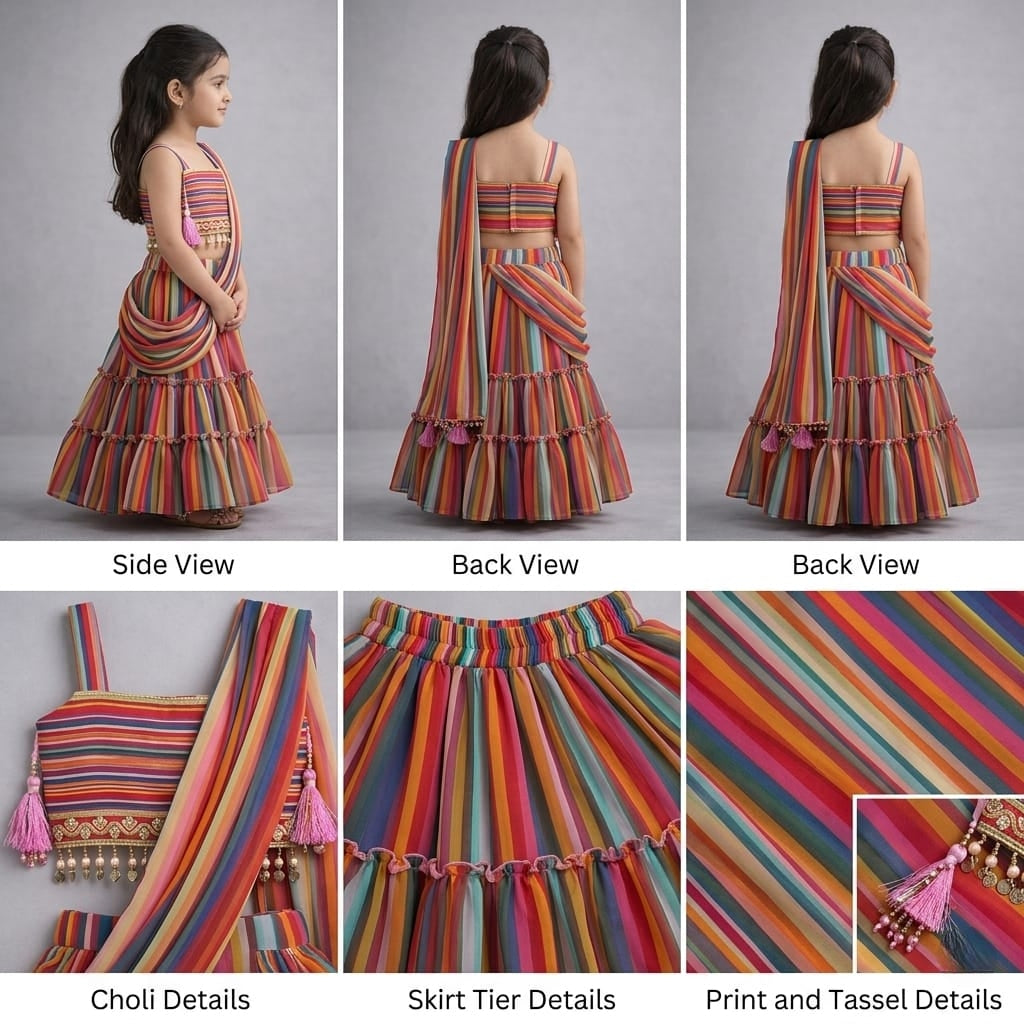 Pre Order: Rangriti Lehenga Set