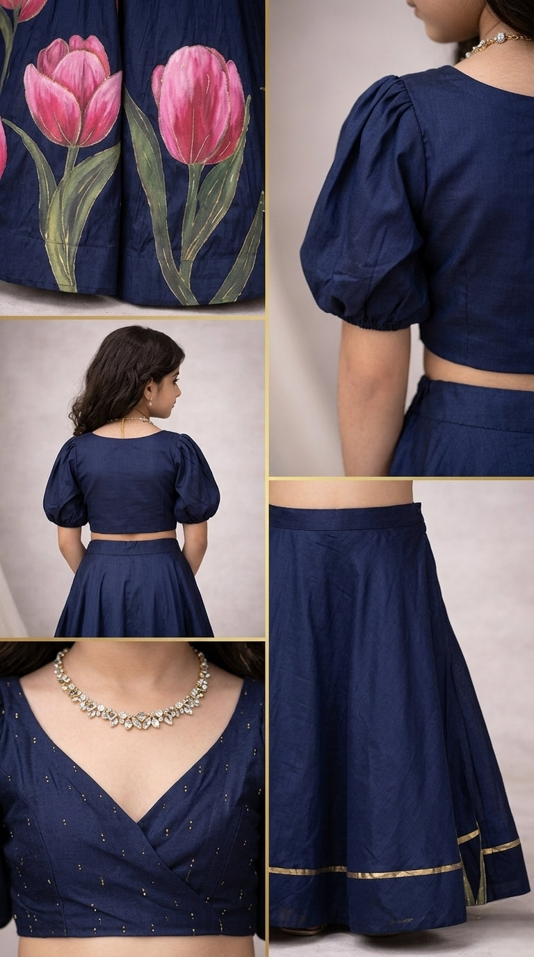 Pre Order: Royal Bloom Lehenga Set