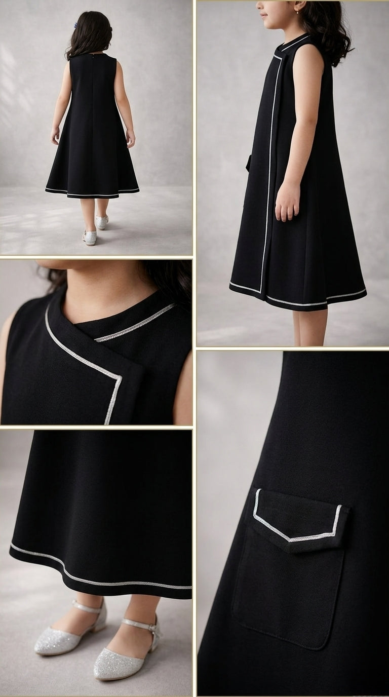 Pre Order: Noir Linea Dress