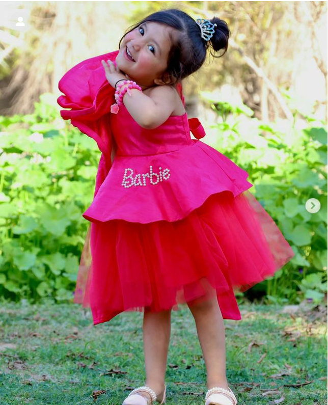 Pre Order: Stunning Swirl Ruffled One Shoulder Layered Dress