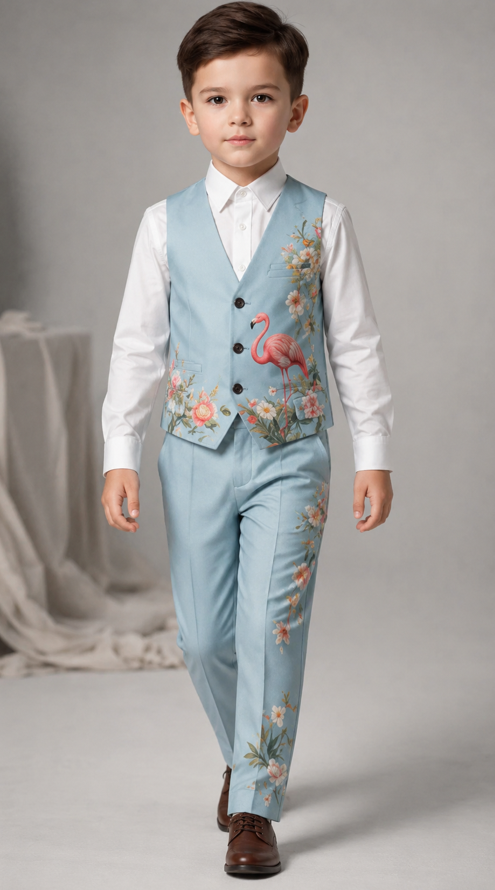 Pre Order: Flamingo Royale Vest Suit