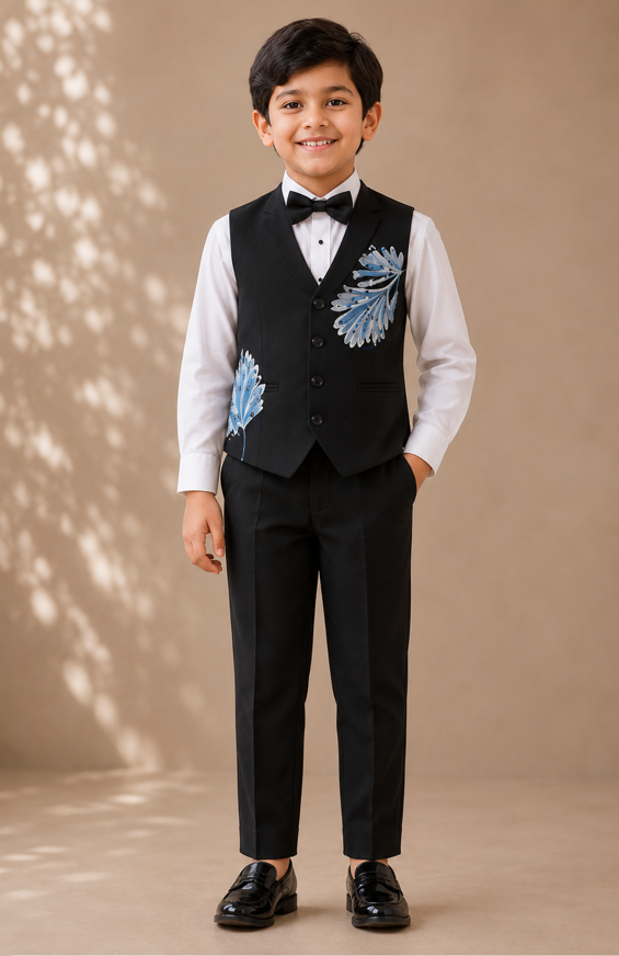Pre Order: Azure Bloom Vest Set