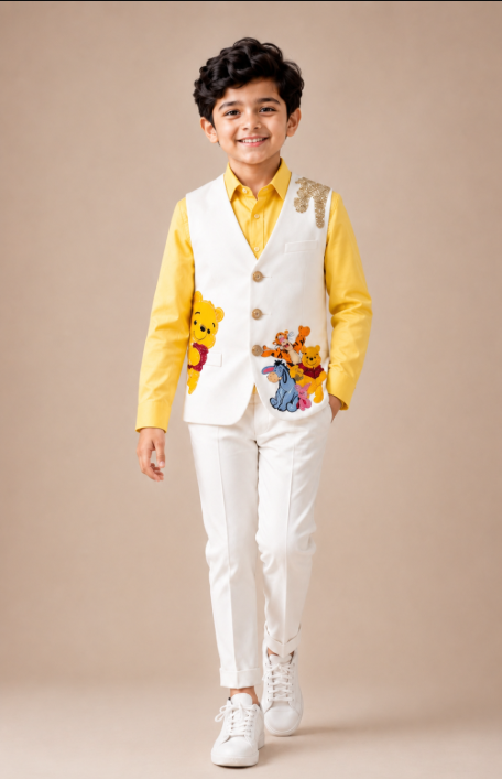 Pre Order: Pooh & Friends Vest Set