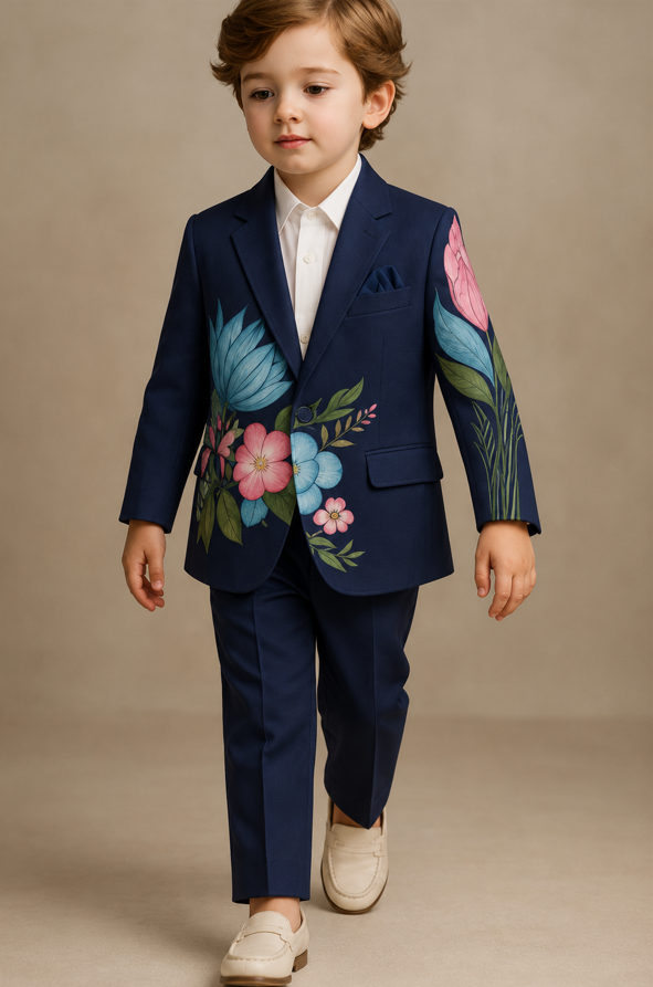 Pre Order: Floral Symphony Blazer Set