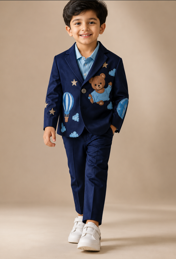 Pre Order: Teddy Sky Blazer Set