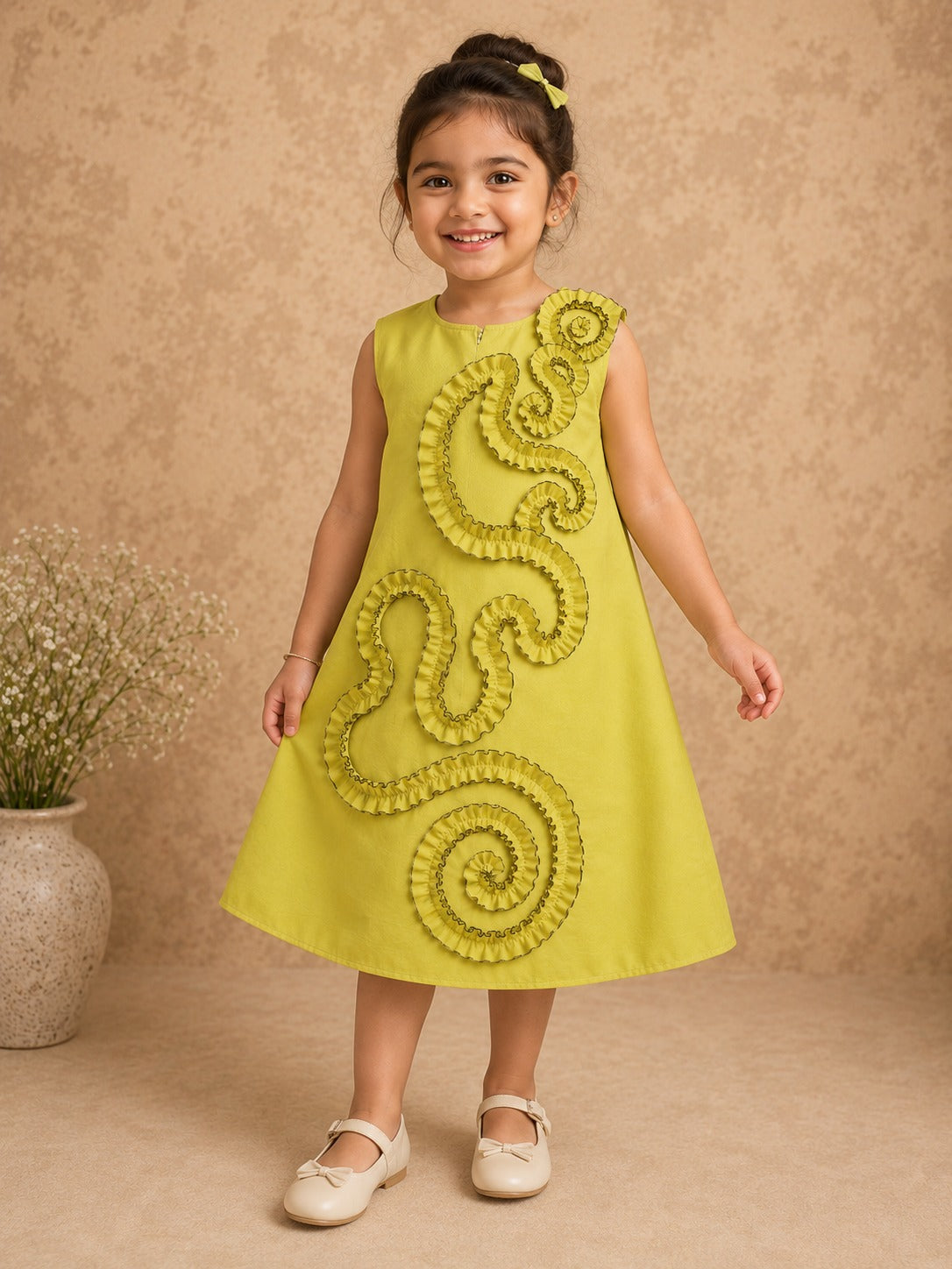 The Serpentine Ruffle Frock