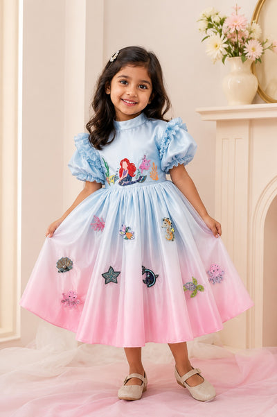 The Little Mermaid Ombre Frock