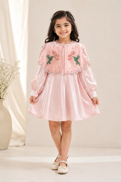 Blush Nectar Cape Dress