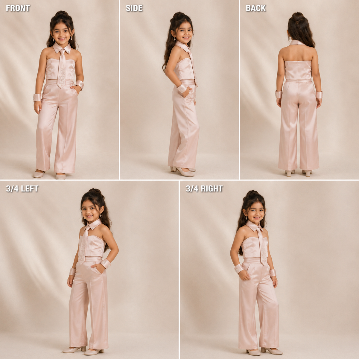 Pre Order: The Little Boss Satin Co-ord