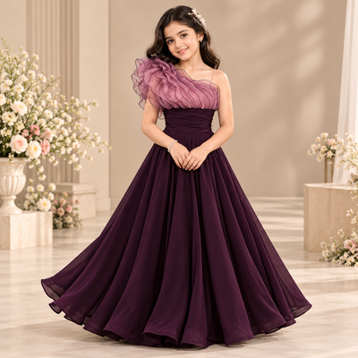 Pre Order: Plum Royale Gown