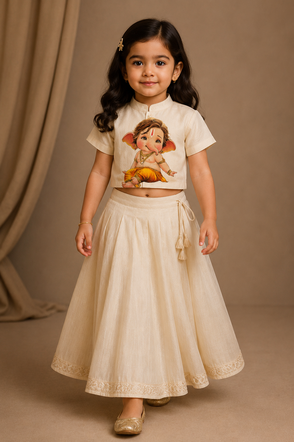 Pre Order : Bal Ganesha Leela Lehenga