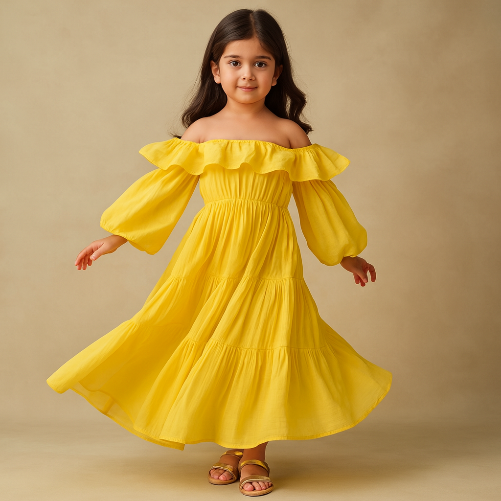 Pre Order: Yellow Cotton Dress