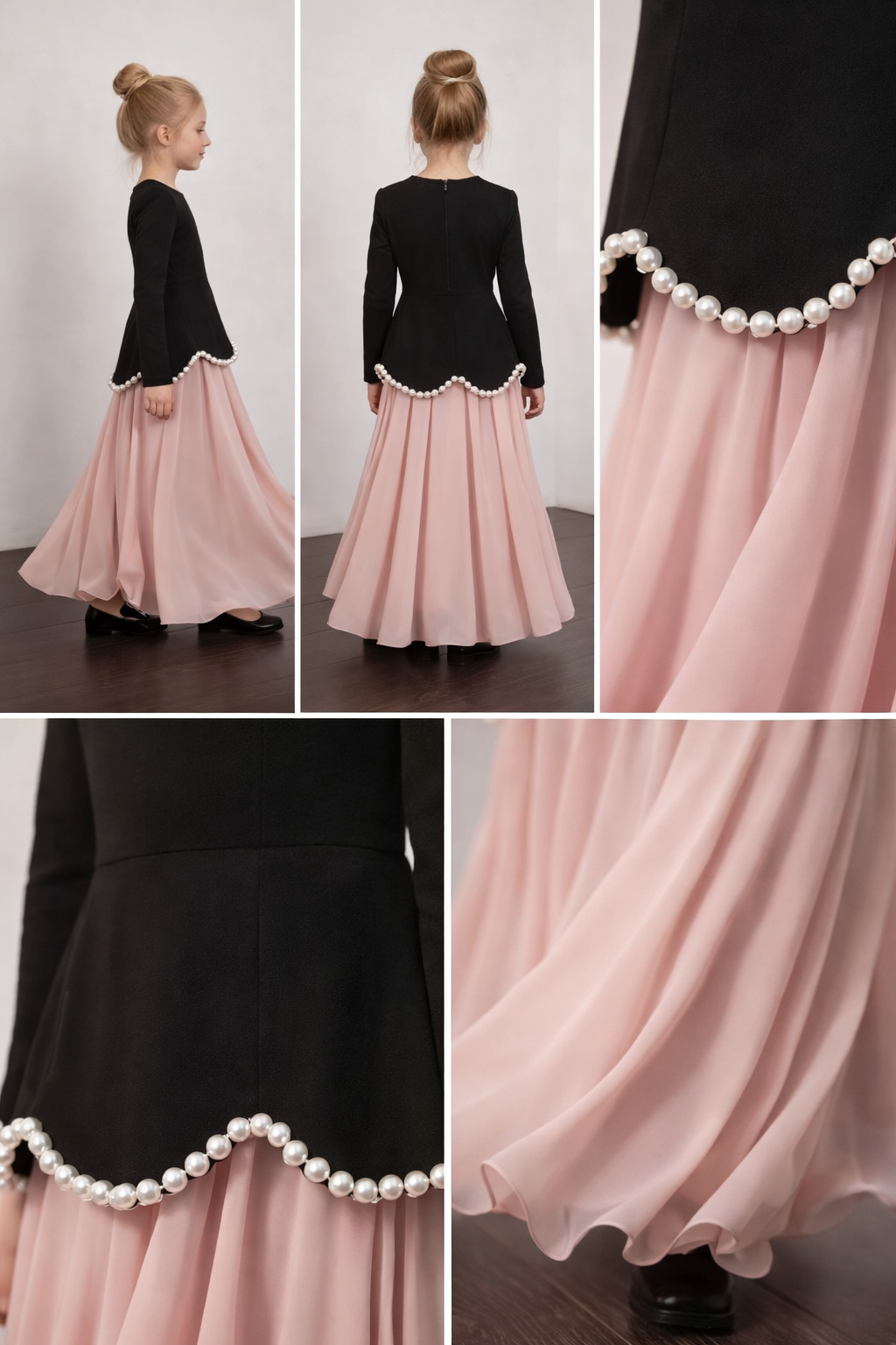 Pre Order: Blush Pearl Elegance Gown