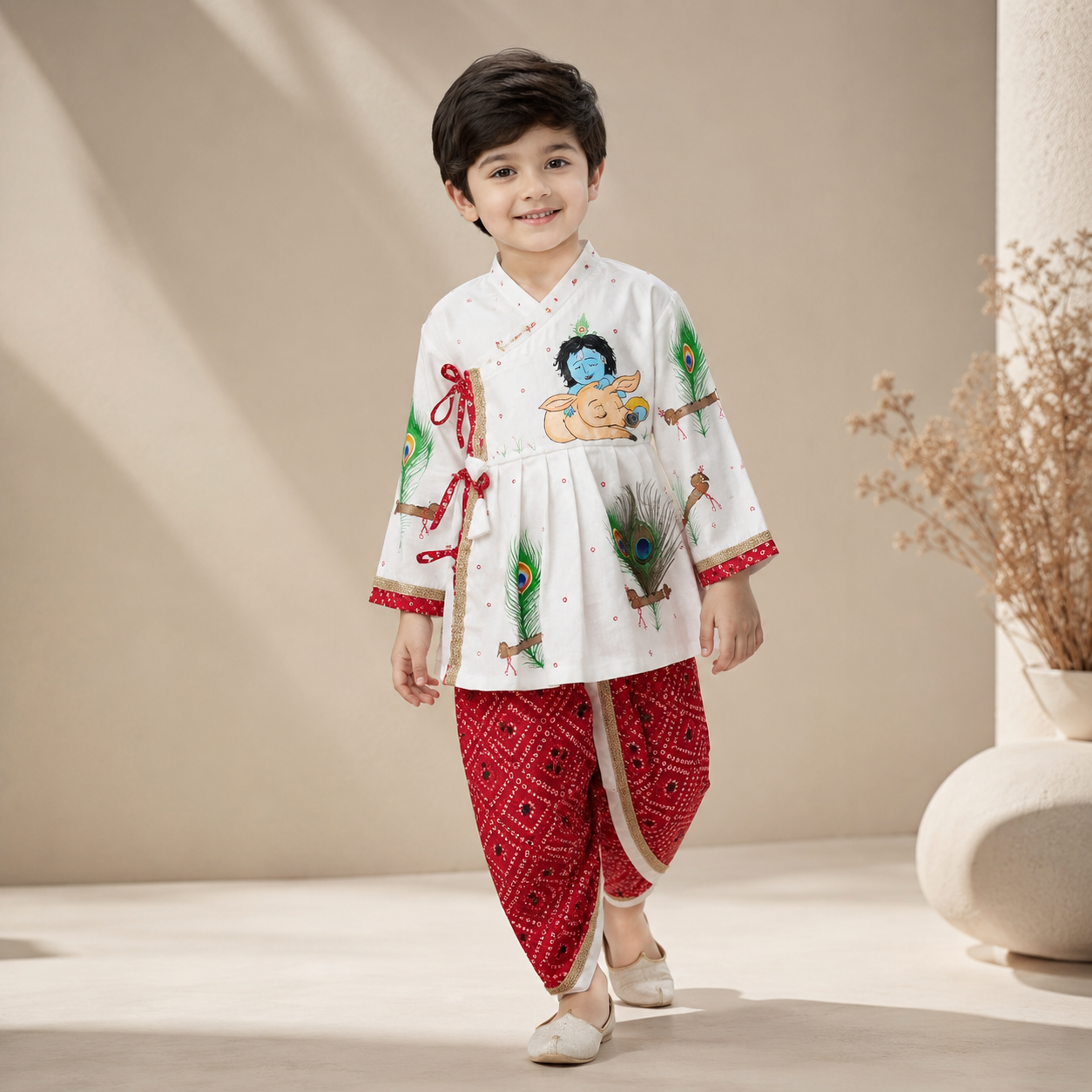 Pre Order: Makhan Chor Dhoti Set