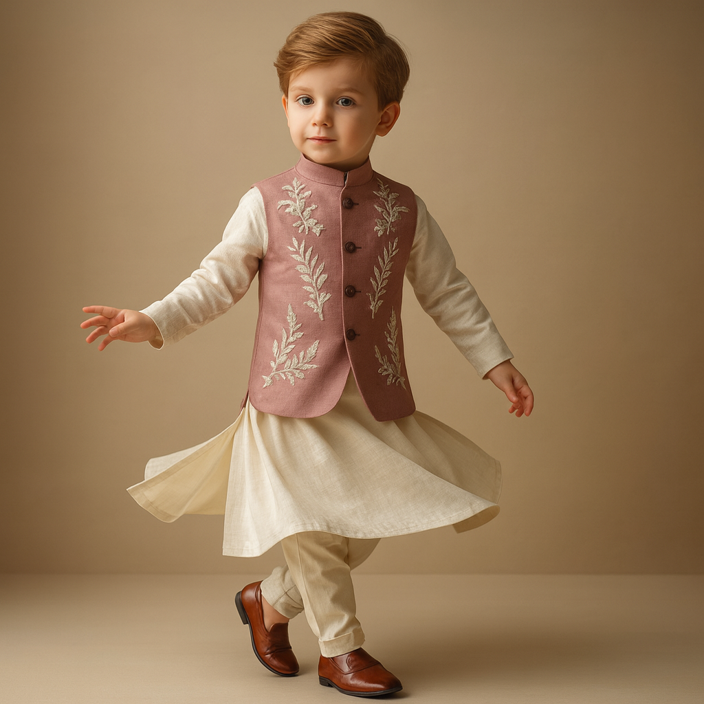 Pre Order: Blush Royale Embroidered Sherwani And Pant