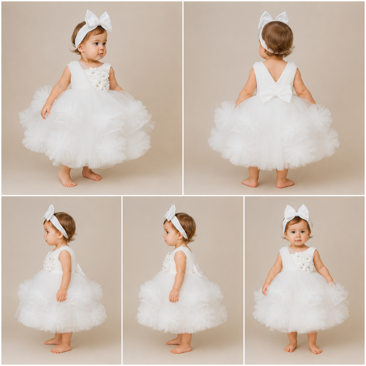 Pre Order: Levi White Net Dress