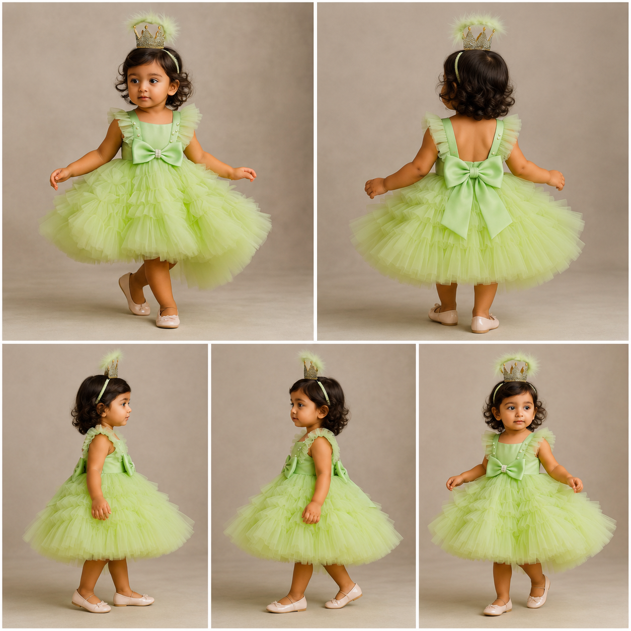Pre Order: Niko Green Net Dress