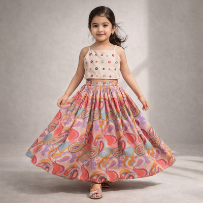 Pre Order: Rangrez Leher Lehenga Set