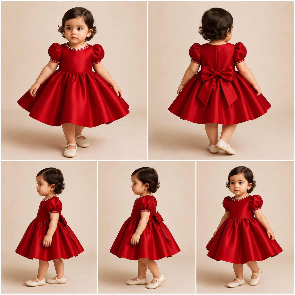 Pre Order: Ryan Red Satin Dress