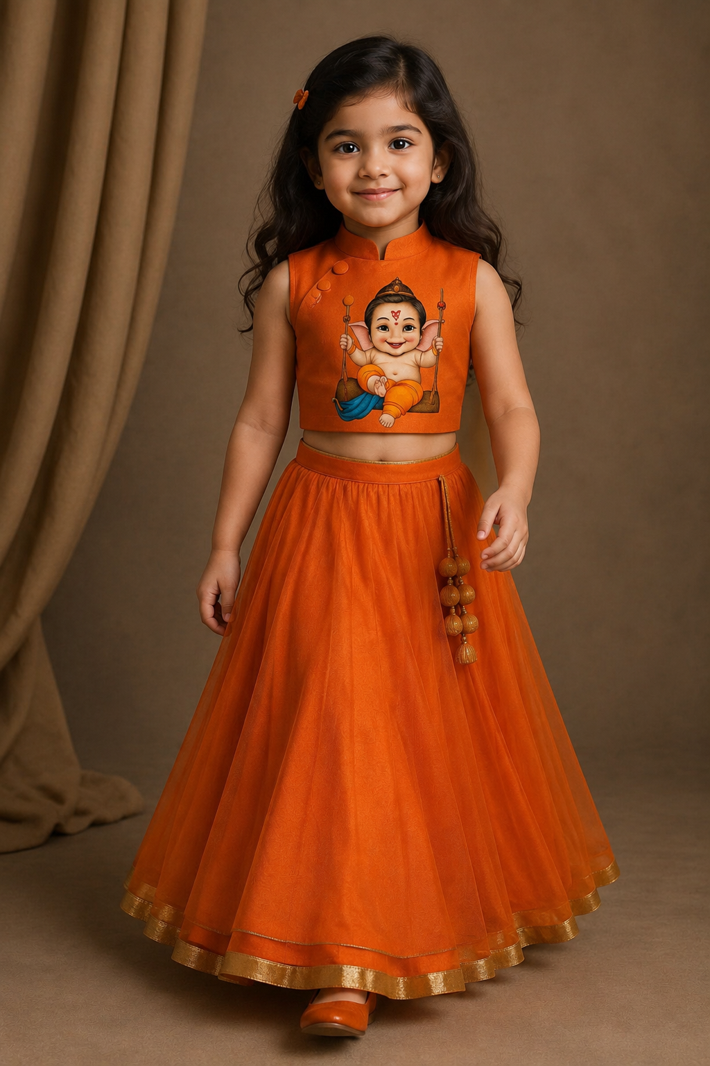 Pre Order : Gajanan Gulaal Lehenga